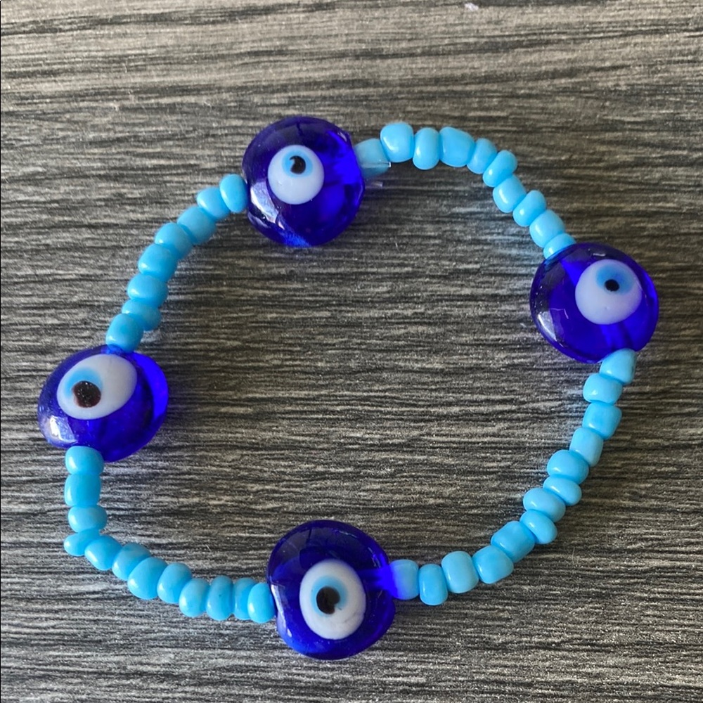 Blue Evil Eye Bracelet